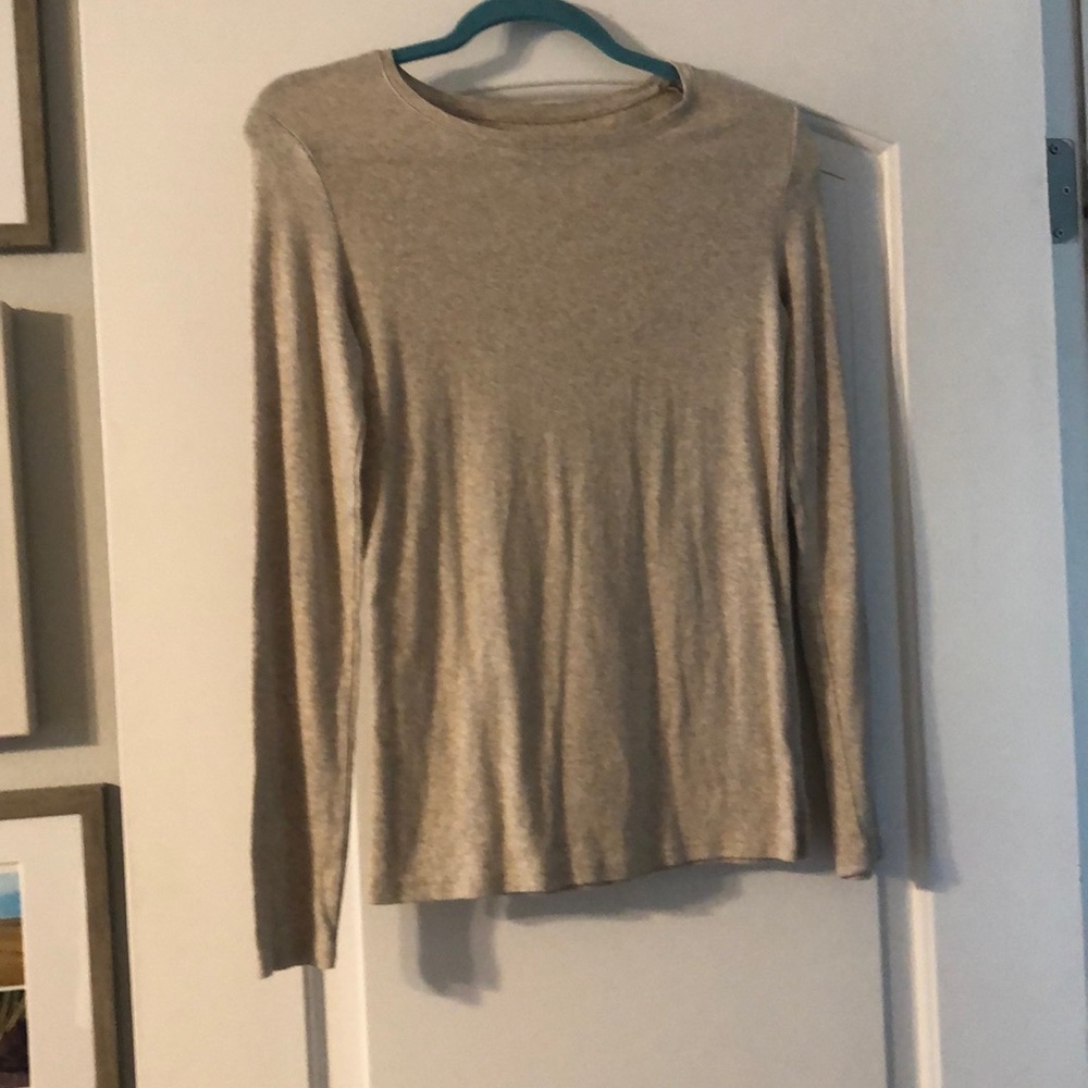 Tan long sleeve shirt